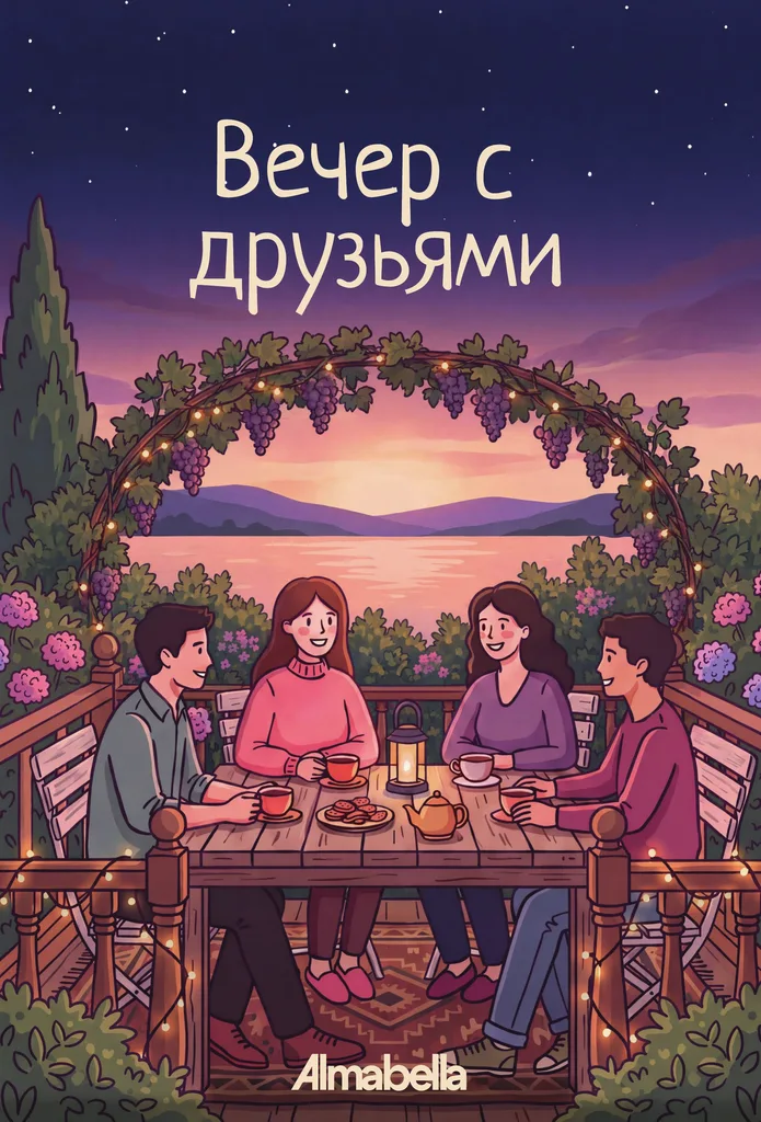 Лицевая сторона коробки «Вечер с друзьями»